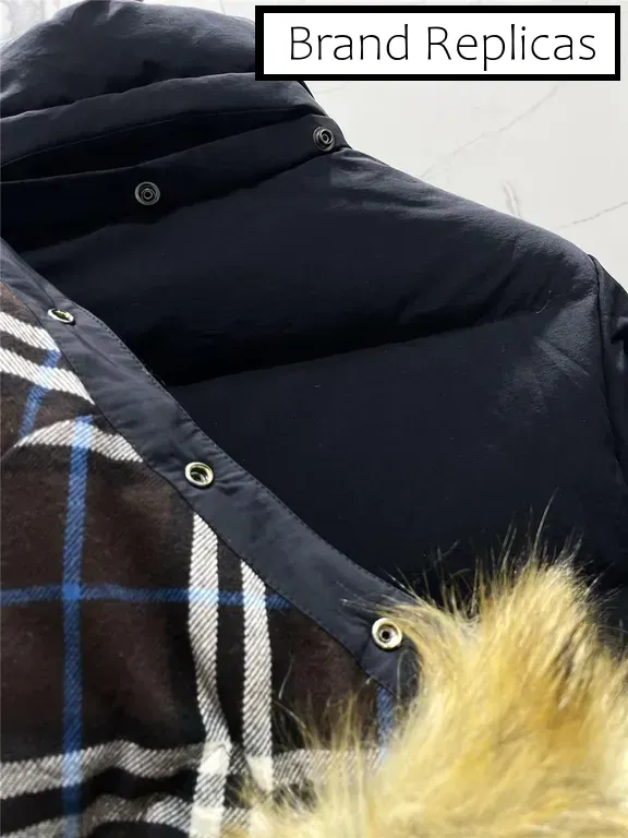 Burberry Hooded Cropped Puffer Jacket